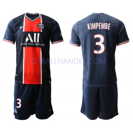 Barn Fotballdrakter Paris Saint-Germain Presnel Kimpembe 3 Hjemme 2020-21 Kortermet